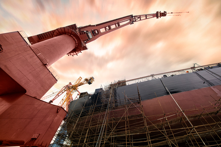 ship building plantのeditorial素材