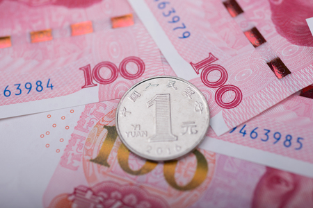 paper money of chinaの写真素材