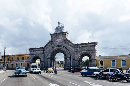 HAVANA, CUBA- September 9, 2018: The Colon Cemetery is one of the most important cemeteries in the...