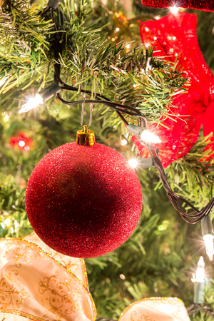 Christmas Tree decorationsの写真素材