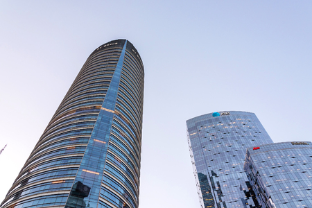 Buildings in downtown Mexico City