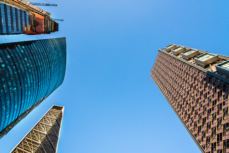 Buildings in downtown Mexico Cityのeditorial素材