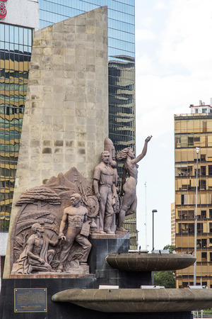 Fuente de Petroleos landscape viewのeditorial素材