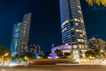 Reforma Avenue and Diana Cazadora roundabout