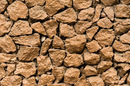 stones texture brown wallの写真素材