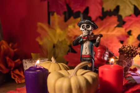Catrina skull - Day of the dead celebrationの写真素材