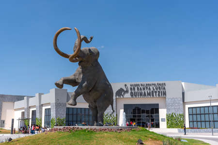 The new Mammoth Museum at Santa Lucia, State of Mexico, Mexico. Circa May 2022のeditorial素材