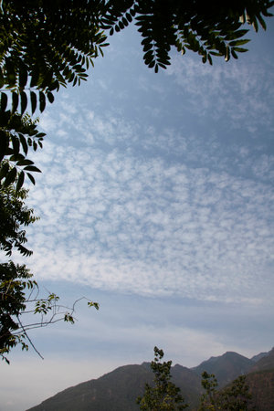 cloudy skyの写真素材