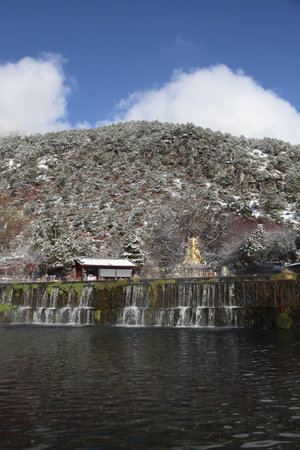 Natural scenery at Lijiangの写真素材
