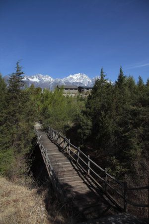 Yulong Snow Mountainの写真素材