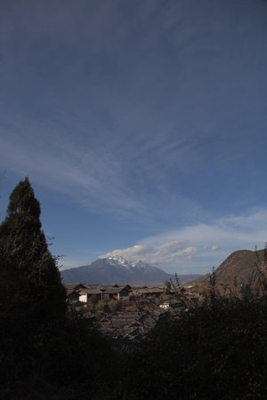 Lijiang Yulong Snow Mountainの写真素材