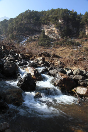 Mountain streamの写真素材