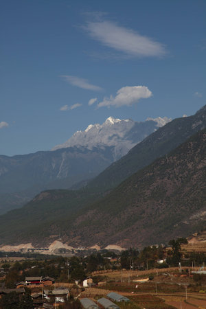 Lijiang Yulong Mountain Scenicの写真素材