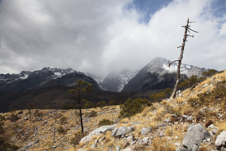 Yulong Snow Mountainの写真素材