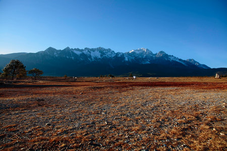 Yulong Snow Mountainの写真素材