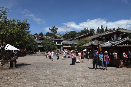 Ancient town of Lijiang, Yunnanのeditorial素材