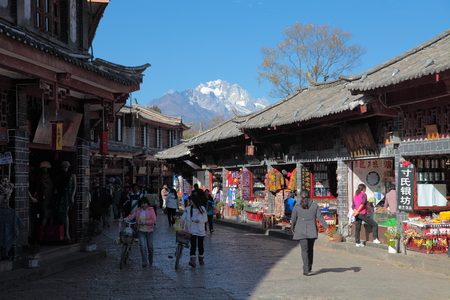 Ancient town of Lijiang, Yunnanのeditorial素材