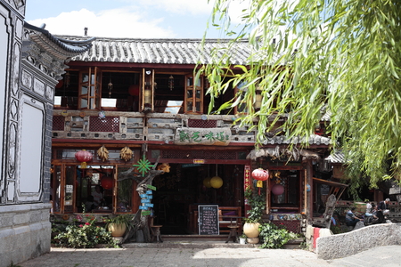 The ancient city of Lijiang landscapeのeditorial素材