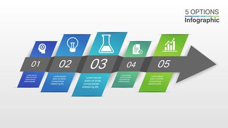 Can be used for workflow layout,timeline,diagram,banner,web design.Vector illustration.のイラスト素材