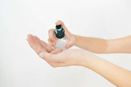 Hand Hiegene with hydroalcoholic gel