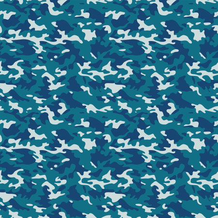 Military Camo repeating pattern of Army Camouflage seamless patterns vector Navy soldier uniform textileのイラスト素材