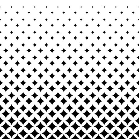 Grid star halftone design vector of seamless minimalist art pattern background.のイラスト素材