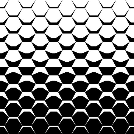 Honeycomb shutters design vector of seamless minimal art backdrop pattern.のイラスト素材