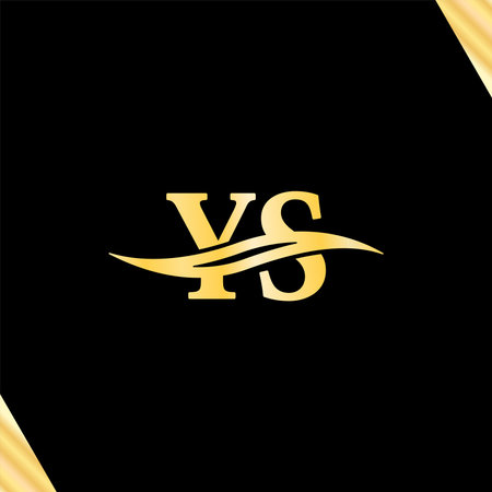 Letters Y.S Monogram Logo serif typography vector of identity for business name design.のイラスト素材