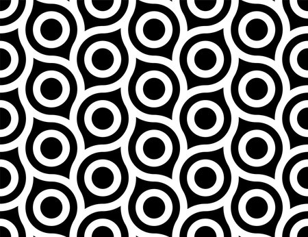 Geometric of Repeating pattern. Hexagon lines Seamless patterns of Artistic shapes design vector.のイラスト素材