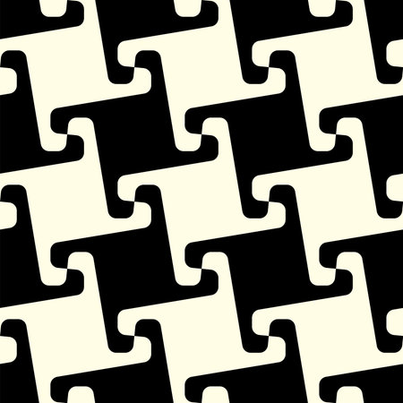 Seamless Geometric pattern design. Hexagon shapes Repeating patterns of Artistic lines vector.