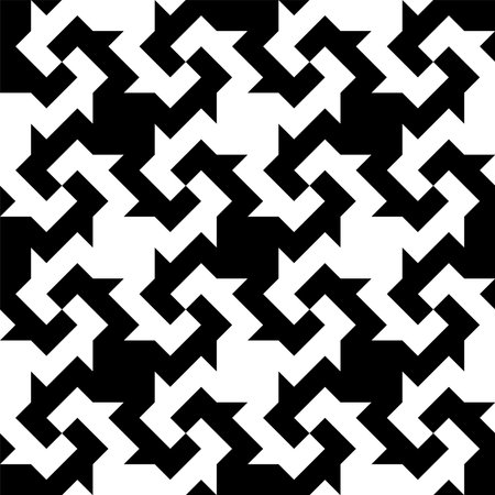 Repeating Geometrical shapes pattern. Hexagon lines Seamless patterns of Artistic design vector.のイラスト素材