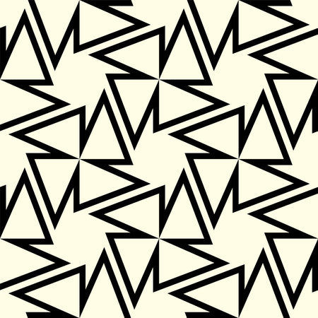 Geometric of Repeating pattern. Shape repeated optical illusion patterns of printable vector Art.のイラスト素材