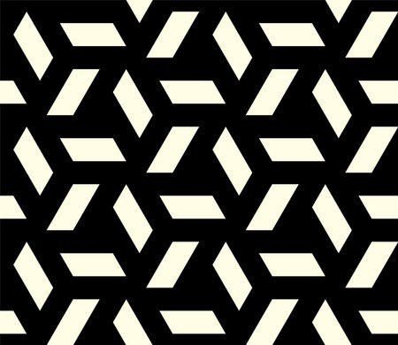 Art of Repeating pattern. Interlocking Geometric Shape repeated patterns of printable vector.のイラスト素材