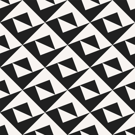 Art of Seamless pattern. Geometric Shape repeated patterns of Tiles Interlocking  vector design, printable.のイラスト素材