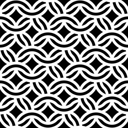 Art of Seamless interlocking pattern of printable vector. Geometric Lines Shape repeated patterns background.のイラスト素材