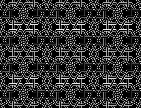 Graphic Art of Repeating Geometric patterns. Modern Seamless pattern of printable vector.