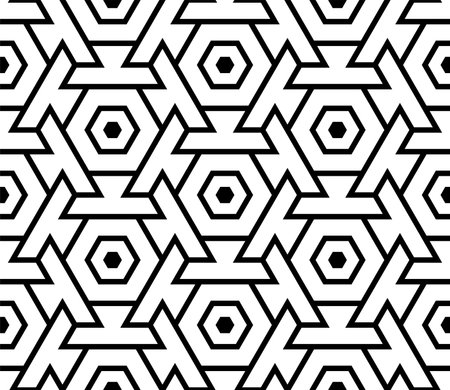 Graphic Art of Geometric Seamless pattern design. Repeating patterns of printable vector.