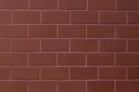 Close up red brick wall backgroundの写真素材