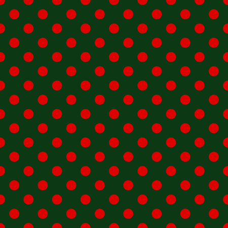red polka dot on green backgroundの写真素材
