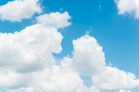 Beautiful cloud with blue sky background.の写真素材