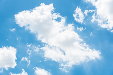 Beautiful cloud with blue sky background.の写真素材