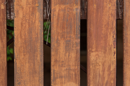Close up of old dirty wooden fence.の写真素材