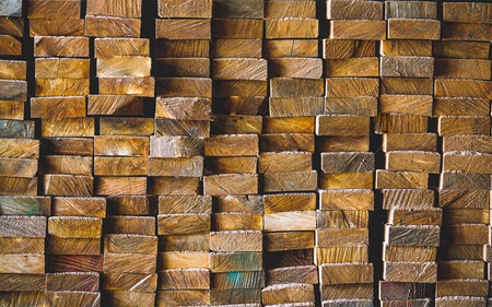 Pile of Lumber use for backdropの写真素材