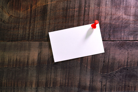 White Blank notepad on the Wooden Planks Background.の写真素材
