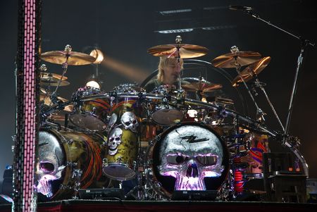 Bucharest - Romania, October 20, 2009 - ZZ Top Performing Live at Sala Polivalentaのeditorial素材