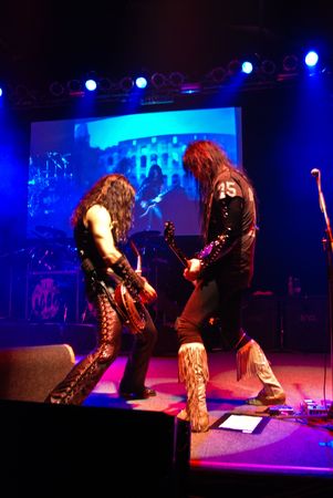 Bucharest - Romania, November 16, 2009 - W.A.S.P. Performing Live at Arenele Romaneのeditorial素材