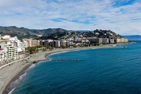 Almunecar Panorama Viewの写真素材