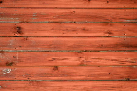 red brown painted old wood planks texture backgroundの写真素材