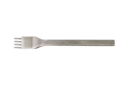 Leather Craft Hole Punch Puncher Chisel Stitching Tool isolated on white backgroundの写真素材