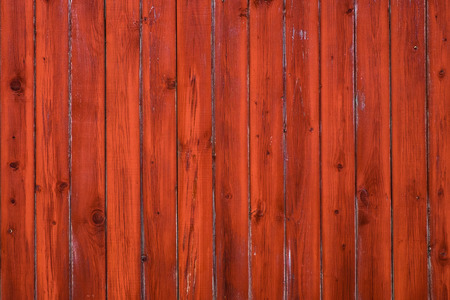 red brown painted old wood planks texture backgroundの写真素材